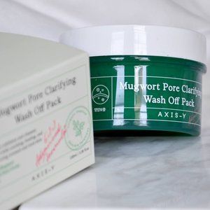 AXIS-Y Mugwort Pore Clarifying Wash Off Pack | Exfoliating | Pore Reduction |